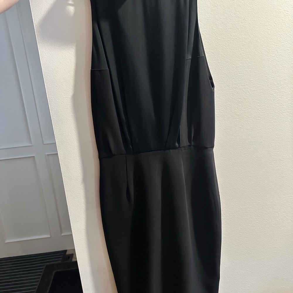 Victoria Beckham Elegant Black Backless Dress